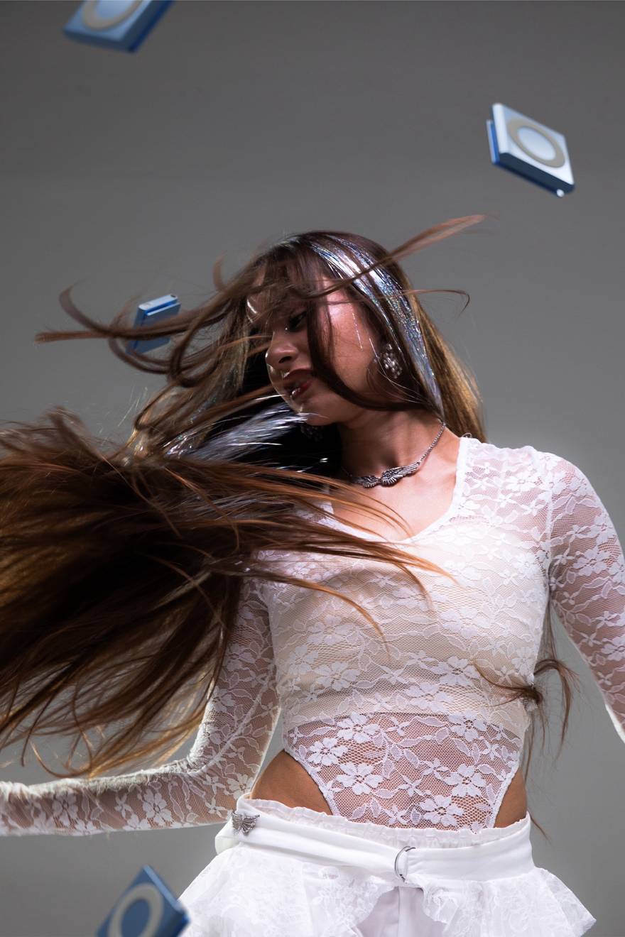 Xia of STARLINGS, photographed for the Pendulum campaign